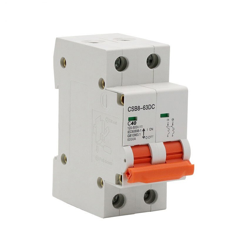 Circuit Breaker Fuse 2P DC 500V - Eco Volt Solar